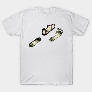 Sandal Footprint T-Shirt